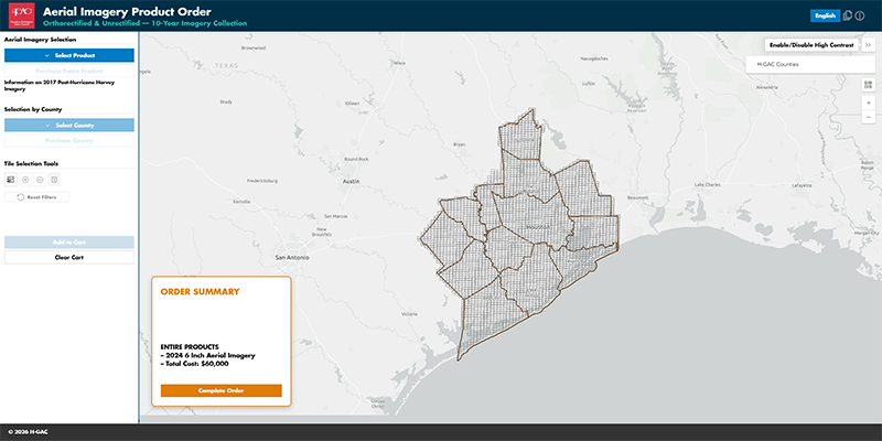 Aerial Imagery Selection App