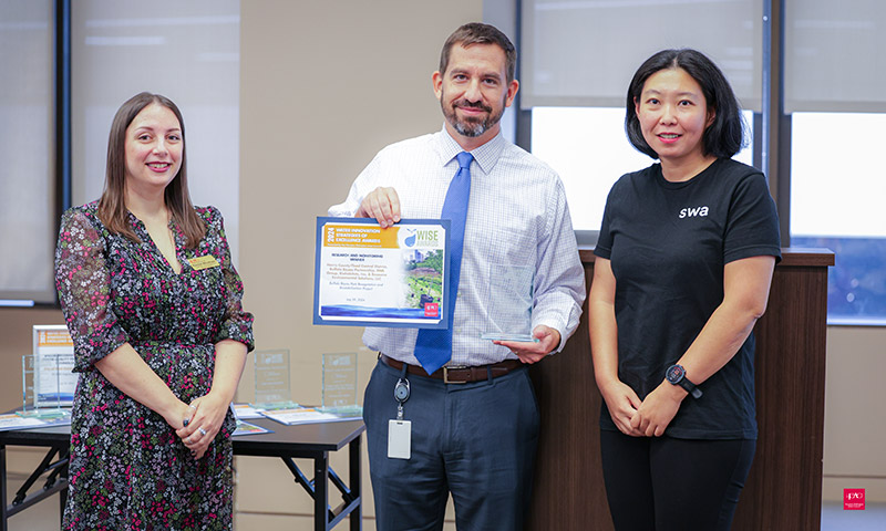 Winner: Buffalo Bayou Park Revegetation and Biostabilization Project, led by the Harris County Flood Control District