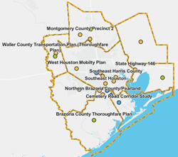 Subregional Mobility Planning Area Map