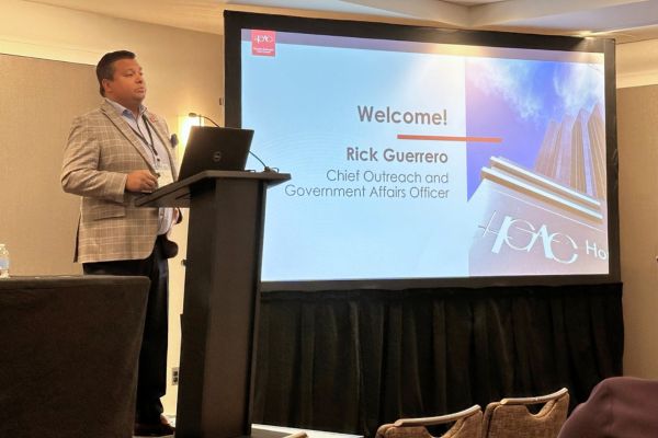 Rick Guerrero delivering a speech at the 58th NARC Annual Conference & Exhibition